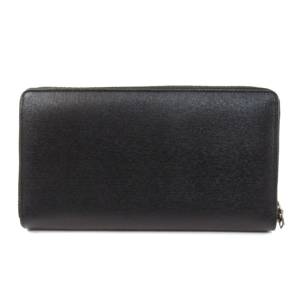 Balenciaga Logo Leather Long Wallet Motif